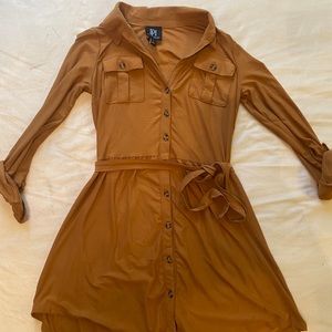 Tan formal dress